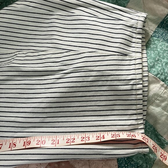 NWT Gap Horseshoe High Rise Jeans Womens 12 Indigo Stripe Barrell Leg - Picture 14 of 14